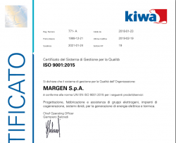 18.11.2014 - UNI EN ISO 9001:2015 Certificat